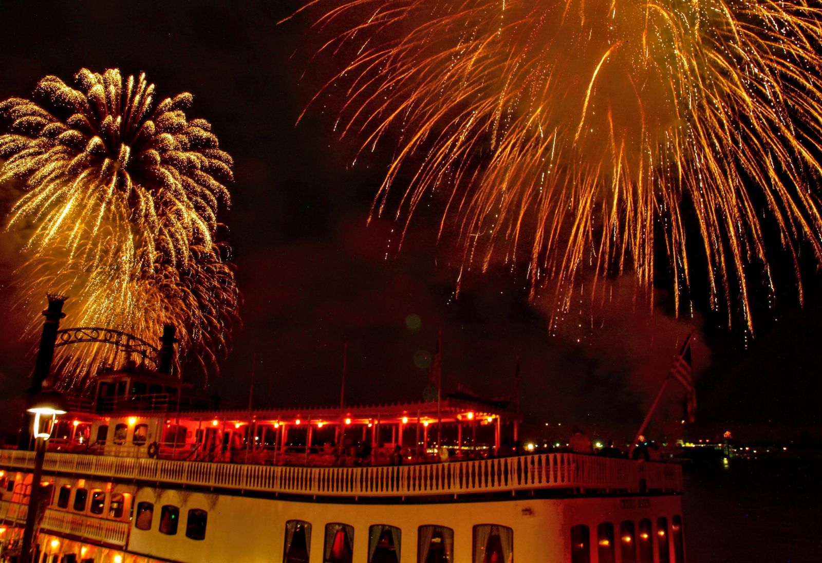 Creole Queen fireworks